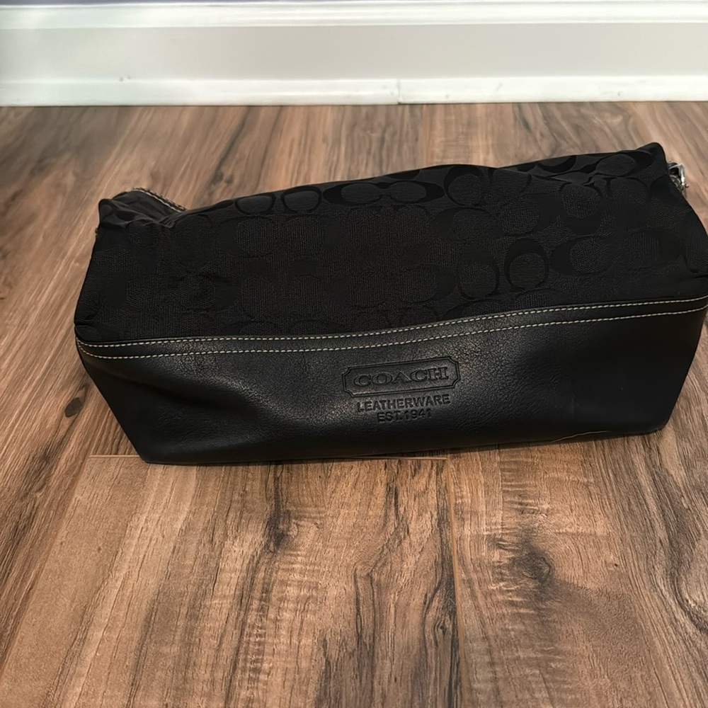 Coach signature shoulder bag